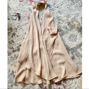 Silk halter top - M